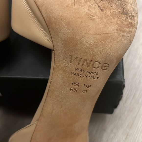 VINCE - Claire Choked Up Leather D'Orsay Pumps size 11 - Picture 5 of 7